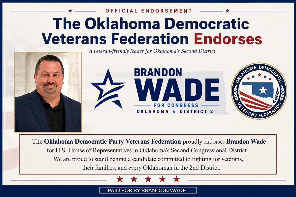Oklahoma Verterns Federation Endorsement
